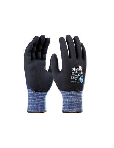 [SAFE13837-60-12] Luva nitrilo revestida I pack 12 unid cx 144 pares I modelo: DURALUX FULL C. I SAFETOP