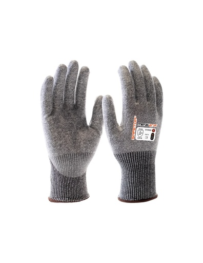 [SAFE14091-G150GD] Luva anticorte B flexível revestida na palma  I pack 12 unid cx 120 pares I modelo: METALGRIP I SAFETOP