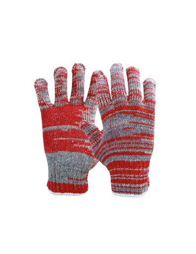 [SAFE14118-G093] Luva malha em algodão e poliéster  I pack 12 unid cx 300 pares I modelo: TRICOFLEX I SAFETOP