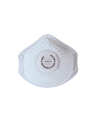 [SAFE14998-30315M] Máscara c/válvula e malha protetora  I  I modelo: FFP3 I SAFETOP
