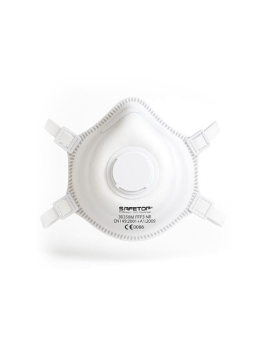 [SAFE15058-30350M] Máscara preformada válvula metal free I modelo: FFP3 I SAFETOP