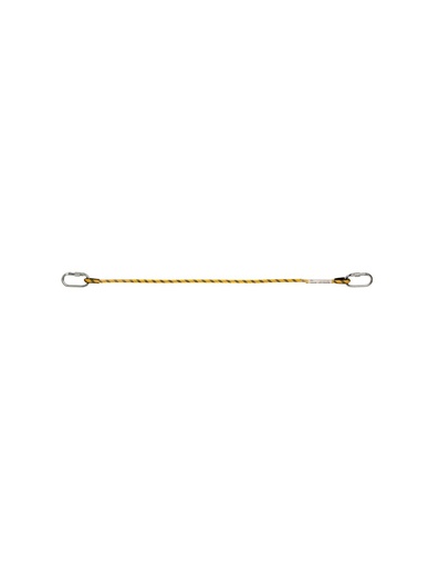 [SAFE16067-80103] Corda 1 m de poliéster c/ 2 mosquetões 80112J I SAFETOP