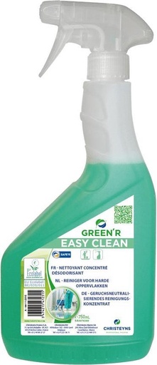 [SHI000950] GREEN’R EASY CLEAN, 750 ml: Detergente multiusos ecológico adequado para todas as superfícies laváveis