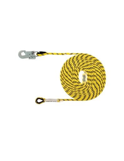 [SAFE16142-80155] Linha de vida 50 m 14mm diâmetro c/mosquetão 80111 I SAFETOP