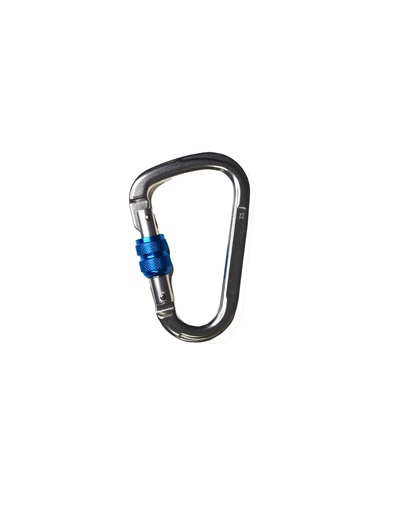 [SAFE16285-80120B] MOSQUETÃO FECHO DE ROSCA, ALUMÍNIO  I SAFETOP