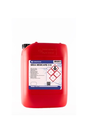 [CRHA001130] MIDA MEMCARE 518, 10 kg: Detergente enzimático compatível com uma gama alargada de membranas.