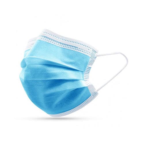 [CON000020] Máscaras de proteção tipo cirurgicas. Azul c/ 3 capas Tipo II (Caixa de 50 unidades)