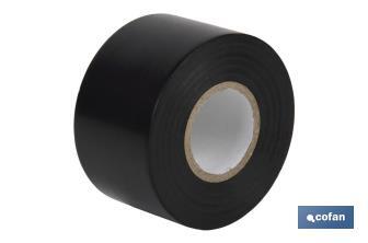 [CRHA0015370-P657] Fita isoladora | 130 microns | Cor Preta | 50 mm x 33 metros