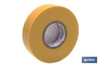 [CRHA0015370-P665] Fita isoladora | 180 microns | Cor Amarela | 19 mm x 20 metros